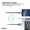 Gambar Aukey Cable CB-CD40 2m Braided Nylon USB 3.0 to Type C Grey - 500427 dari AUKEY Jakarta Barat 5 Tokopedia
