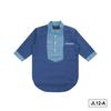 Gambar Madia Kemeja Muslim Bilal Kombinasi Lengan 3/4 Variasi Saku - JL12 - Biru Tua, 2T dari Madia Store Kota Bandung 2 Tokopedia