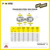 Gambar Rantai SS 304 4mm Stainless Steel Chain POWERTEC - Meteran dari megajaya.co.id Jakarta Pusat 3 Tokopedia