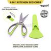 Gambar 6 in 1 Gunting Dapur Serbaguna | 6 in 1 Scissors - Green dari Regashi Official Store Kab. Tangerang 1 Tokopedia