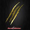 Jual Stiker Cakar Motor Mobil Sticker monster claws cutting - Putih, 12 ...