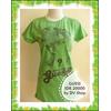Gambar T-Shirt Girls (Green) dari Batik Moo Koo Kota Semarang 2 Tokopedia