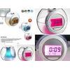 Gambar Jam Alarm Moody Bulat Bening Menyala 7 Warna (Round Moody Clock 7 Colors) + Suara Alam (Natural Sound) dari ABC Store Kab. Sorong 1 Tokopedia