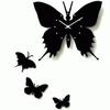 Gambar Flying Butterfly Clock dari unik-online Kota Bandung 1 Tokopedia