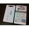 Gambar NOOSY 3 in 1 Nano Micro Standart Tempat SIM Card Adapter Tray Holder - Putih dari lbagstore Kota Depok 2 Tokopedia