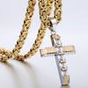 Gambar kalung salib Gold Railed Cross dari KLIKHADIAH Jakarta Utara 1 Tokopedia