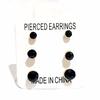 Gambar Anting Wanita Pierced Set HITAM Murah 1 set isi 3 pasang dari larisaksesoris Jakarta Barat 1 Tokopedia