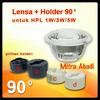 Gambar Lensa Polos 90 Derajat + Holder/Casing HPL 1W-5W dari Toko Mitra Abadi Jakarta Barat 1 Tokopedia