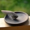 Gambar Cobek Batu Kali Hitam/ Watu Item 22cm Super Halus Tahan Jamur + Ulekan dari MunTHuCom Kab. Sleman 2 Tokopedia