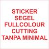Gambar Stiker segel Garansi fullcolour dg cutting (bahan pecah telur) dari Samurai Printing Kab. Tegal 1 Tokopedia