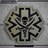 Gambar Cutting Patch Skull Medic Tan dari Jackstorm Tactical Store Kab. Sleman 2 Tokopedia