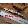Gambar Pisau Lipat Unik Handmade Baja Damaskus Damascus Pocket Folding Knife dari Raibycom Kota Bekasi 5 Tokopedia