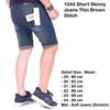 Gambar Celana Skinny Jeans Pendek Pria Stretch Thin Brown Stitch - 29 dari Brotherholicstore Jakarta Barat 2 Tokopedia