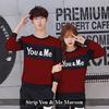 Gambar Kaos Lengan Panjang | Kaos Pasangan | Kaos Keren | couple strip you me dari koleksi baju couple Kab. Sleman 1 Tokopedia