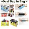 Gambar Korea Dual Bag - Tas Organizer Bag in Bag Pouch Tas dalam Tas dari OutletRyan Kota Bandung 2 Tokopedia