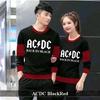 Gambar Baju Lengan Panjang | baju Pasangan | Kaos Murah | couple ACDC dari koleksi baju couple Kab. Sleman 3 Tokopedia