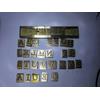 Gambar Alphabet Set Matras Embossing dari ALFA-OMEGA HARDWARE Kab. Sleman 2 Tokopedia