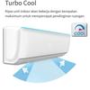 Gambar AC SHARP 1PK LOW WATT 09UCY TURBO COOL SERIES - pasang pipa 3M dari DPRINCE Jakarta Barat 4 Tokopedia