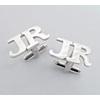 Gambar Cufflinks Manset Kancing Kemeja French Cuff 3D INITIAL CUSTOM CUFFLINK - silver dari House of Cuff Jakarta Barat 5 Tokopedia