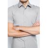 Gambar Alisan Kemeja Lengan Pendek Polos Slimfit Abu-abu PLSSFSSAbu2 - Perak, S dari Alisan Official Jakarta Utara 3 Tokopedia