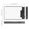 Gambar ORICO 2139C3-G2 2.5in Transparent Type-C 3.1 Gen2 HardDrive Enclosure dari ORICO INDONESIA Jakarta Utara 5 Tokopedia