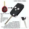 Gambar Casing Kunci Mobil Toyota Flip Key 3 tombol Innova Rush Fortuner dari vauto Jakarta Barat 2 Tokopedia