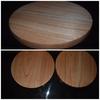 Gambar talenan kayu 30cm bulat medium 30cm kayu mahoni wooden cutting board dari kulodereng Kota Batu 5 Tokopedia