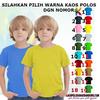 Gambar KAOS POLOS ANAK COMBED 30S KAOS POLOS ANAK 9-12 TAHUN dari KAOS POLOS ANAK BDG Kab. Bandung 3 Tokopedia