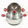 Gambar Panci Kukus Serbaguna Supra 32cm Susun 2 Stainlees Steel (00313.00005) - Gagang Merah dari LeoOnlineShopping Jakarta Barat 3 Tokopedia