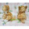Gambar Boneka Kucing Duduk Bulu Import Halus Abu-abu / Kuning Dengan Sisir dari melonshops Jakarta Barat 2 Tokopedia