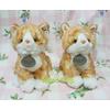 Gambar Boneka Kucing Duduk Bulu Import Halus Abu-abu / Kuning Dengan Sisir dari melonshops Jakarta Barat 3 Tokopedia