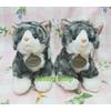 Gambar Boneka Kucing Duduk Bulu Import Halus Abu-abu / Kuning Dengan Sisir dari melonshops Jakarta Barat 1 Tokopedia
