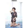 Gambar kimono flower dark purple 1736 dari Just2Sister Kota Tasikmalaya 4 Tokopedia