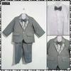 Gambar Setelan jas anak/set jas Anak/tuxedo set anak laki/setelan pesta anak - Hitam, size 4 dari babykaelynshop Jakarta Utara 2 Tokopedia