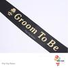 Gambar Sash Selempang Groom To Be / Perlengkapan Bridal Shower dari Pop Pop Shop Jakarta Utara 1 Tokopedia
