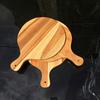 Gambar Talenan Kayu Bulat Pizza 25cm Talenan Kayu Jati dari kulodereng Kota Batu 3 Tokopedia