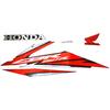 Gambar Sticker Body Kiri (Stripe Set Left) Hitam - New CBR 150R K45G dari Honda Cengkareng Kota Tangerang 1 Tokopedia
