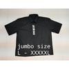 Gambar kemeja lengan pendek formal katun hitam jumbo size dari kimhugrosir Jakarta Utara 1 Tokopedia