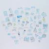 Gambar Sticker Deco Aesthetic Blue Scrapbook DIY Planner Diary Bujo Journal dari Kyoute Store Kota Bekasi 4 Tokopedia