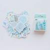 Gambar Sticker Deco Aesthetic Blue Scrapbook DIY Planner Diary Bujo Journal dari Kyoute Store Kota Bekasi 5 Tokopedia
