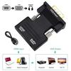 Gambar HDMI to VGA Converter With Audio / HDMI Female to VGA Male + Audio - Putih dari Click-n-Pay Jakarta Utara 2 Tokopedia