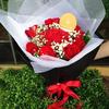 Gambar hand bouquet mawar kecil bunga segar - Kuning dari Cuci Gudang Telkom Jakarta Barat 4 Tokopedia