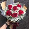 Gambar hand bouquet mawar kecil bunga segar - Kuning dari Cuci Gudang Telkom Jakarta Barat 1 Tokopedia