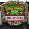 Gambar bunga papan ucapan wedding full flowers dari Cuci Gudang Telkom Jakarta Barat 1 Tokopedia