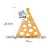 Gambar Banner happy birthday / banner ulang tahun motif topi gold dari Zies store Jakarta Barat 3 Tokopedia