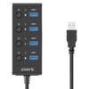Gambar Orico USB HUB W9PH4-U3 4 Port With Individual Power Switches and LEDs dari Enter Komputer Official Jakarta Pusat 4 Tokopedia