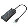 Gambar Orico USB HUB W9PH4-U3 4 Port With Individual Power Switches and LEDs dari Enter Komputer Official Jakarta Pusat 2 Tokopedia