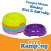Gambar Tempat makan kucing / Cat dish round flat - Orange dari Pets Kampong Jakarta Utara 1 Tokopedia