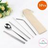 Gambar Set 5pcs Sujeo Sendok Sumpit Sedotan Stainless dari Kaedake Shop Kab. Cianjur 1 Tokopedia