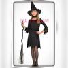 Gambar kostum-penyihir-witch-kid-anak-black-halloween-costume dari Focal Point Fashion Kota Medan 1 Tokopedia